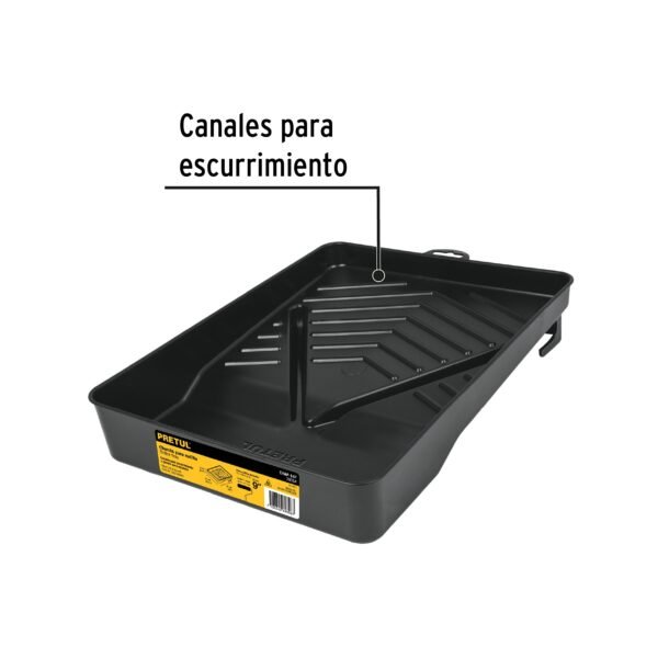 BANDEJA DE PLÁSTICO DE 14″ PARA RODILLO [PRETUL]