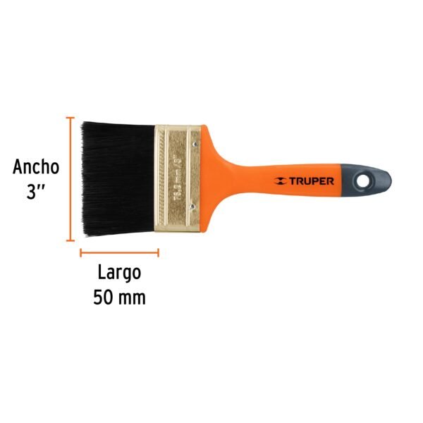 BROCHA PROFESIONAL DE 3 CON MANGO DE PLÁSTICO, [TRUPER]