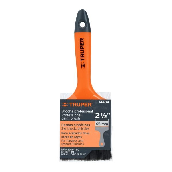 BROCHA PROFESIONAL DE 2-1/2" CON MANGO DE PLÁSTICO, TRUPER