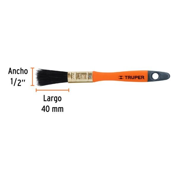 BROCHA PROFESIONAL DE 1/2″ CON MANGO DE PLÁSTICO, [TRUPER]