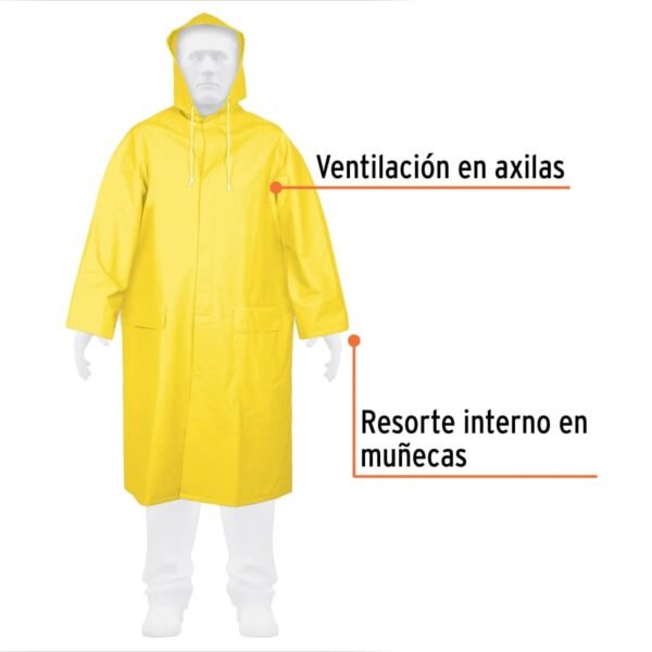 GABARDINA IMPERMEABLE DOBLE CAPA, [TRUPER]