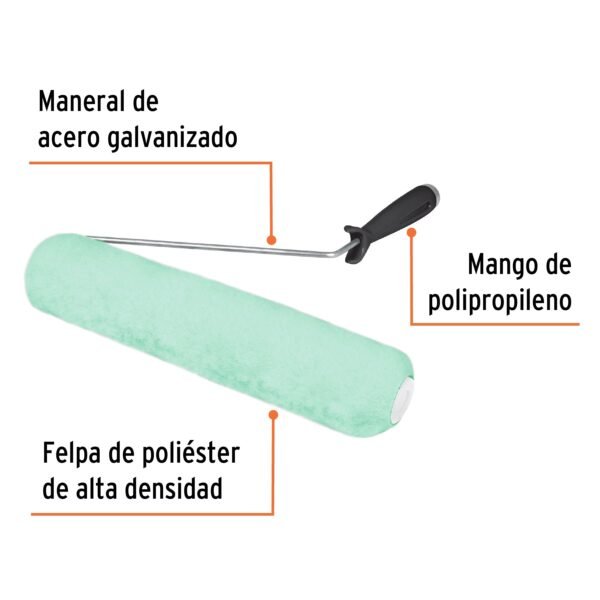 Rodillo para pintar 12 x 5/8″, superficies poco rugosas