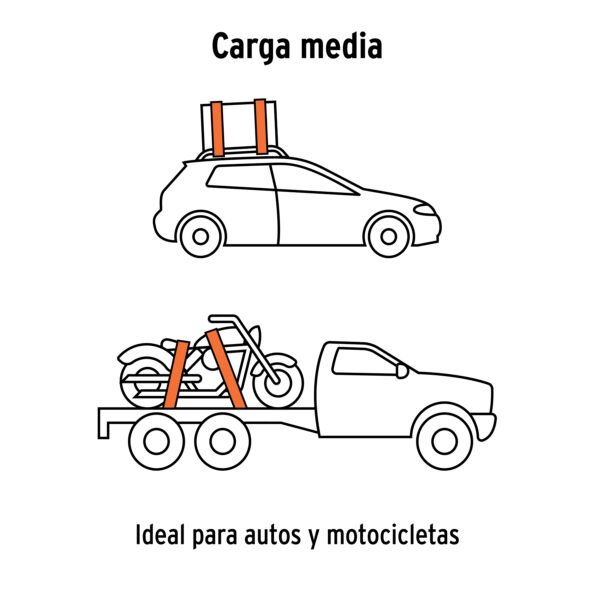 JUEGO DE 2 SUJETADORES CON RATCHET , CARGA MAXIMA 1500KG C/U [TRUPER]